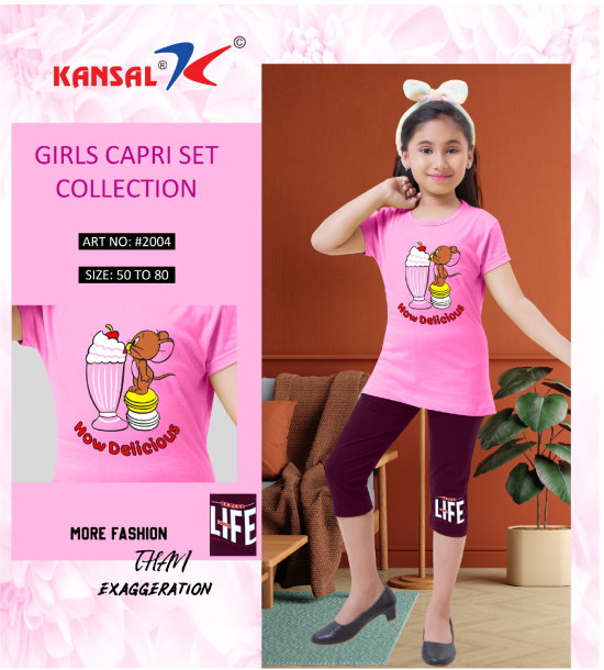 Girl's Capri Set